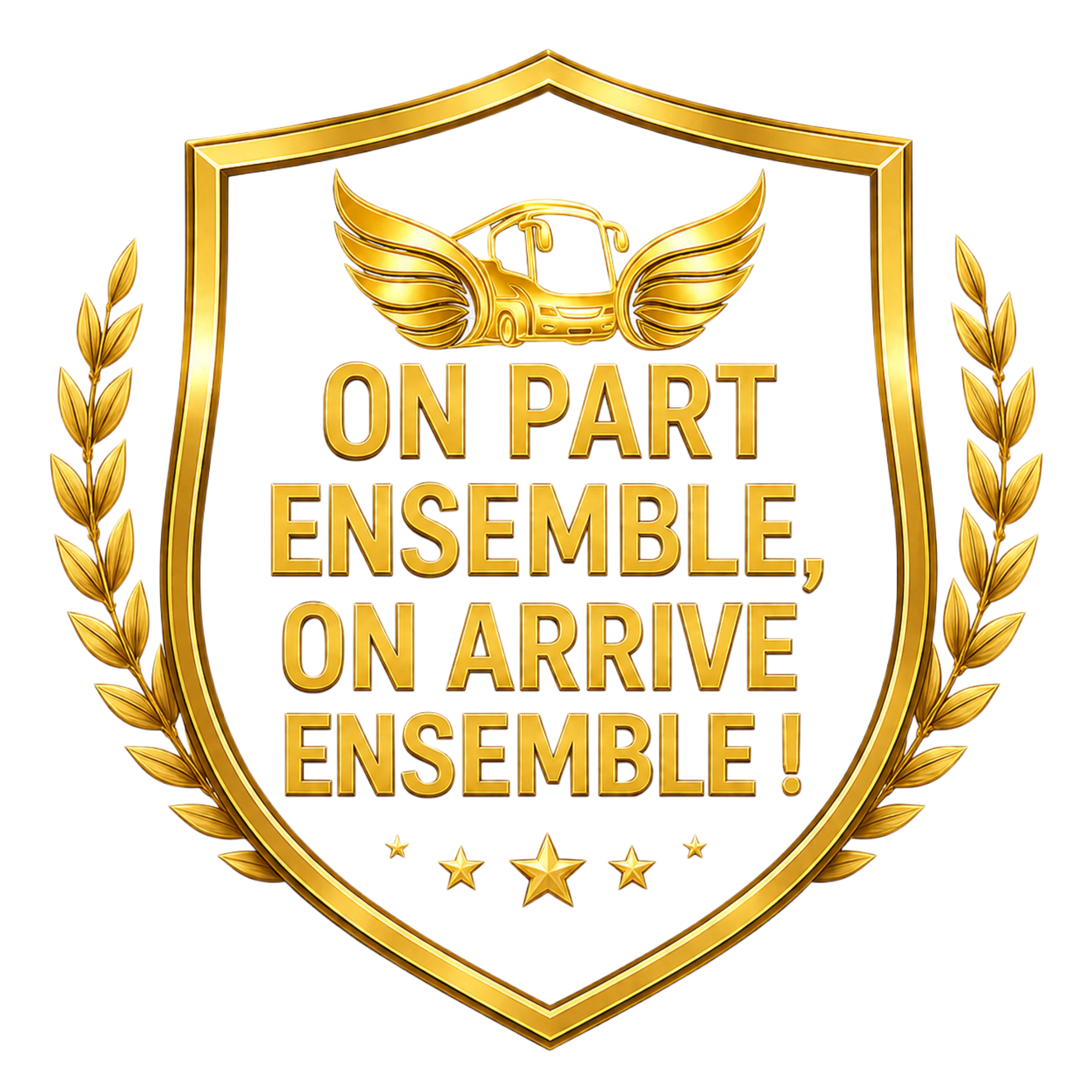 On part ensemble, on arrive ensemble !